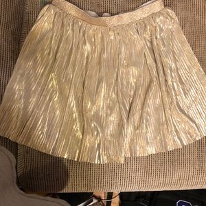 Gold skirt